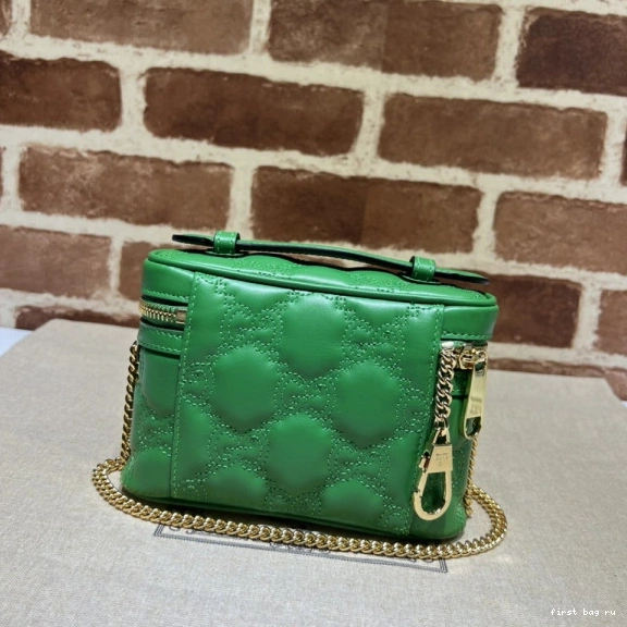 First bag ru GG bag Matelassé mini handle top GUCCI 0709